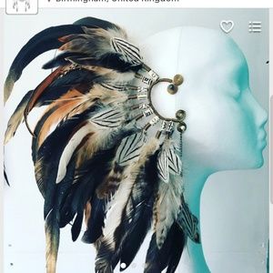 Feather Festival Ear cuff